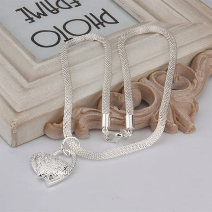 EternalHeart: Sterling Silver Love Pendant Necklace