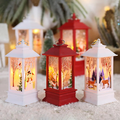 GlowSnow: Christmas Wind Candle Lamp