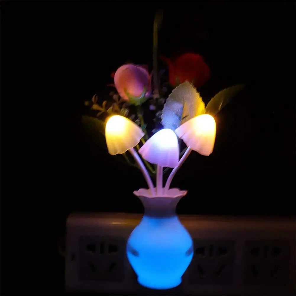 BloomGlow Auto-Sensor Night Light