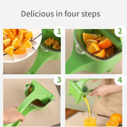 EcoPress Manual Juicer – Handheld Fruit & Veg Squeezer