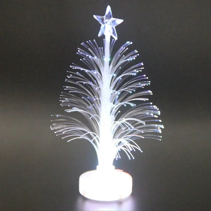 TwinkleTree: Colourful Fibre Optic LED Mini Christmas Tree