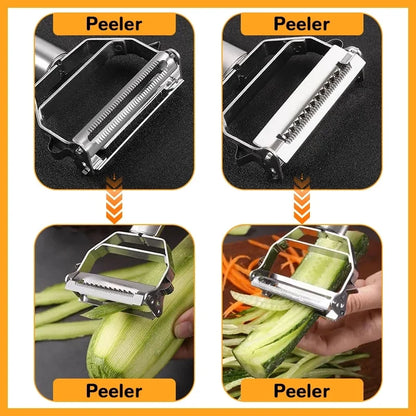 PeelMaster de aço inoxidável 4 em 1 KitchenPro