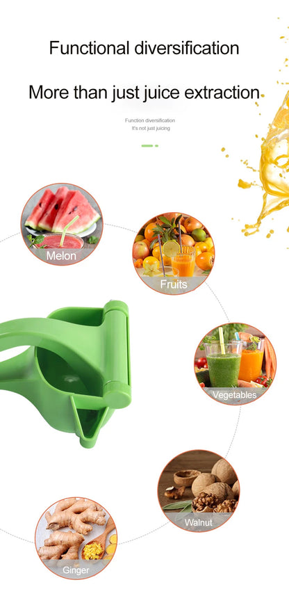 EcoPress Manual Juicer – Handheld Fruit & Veg Squeezer