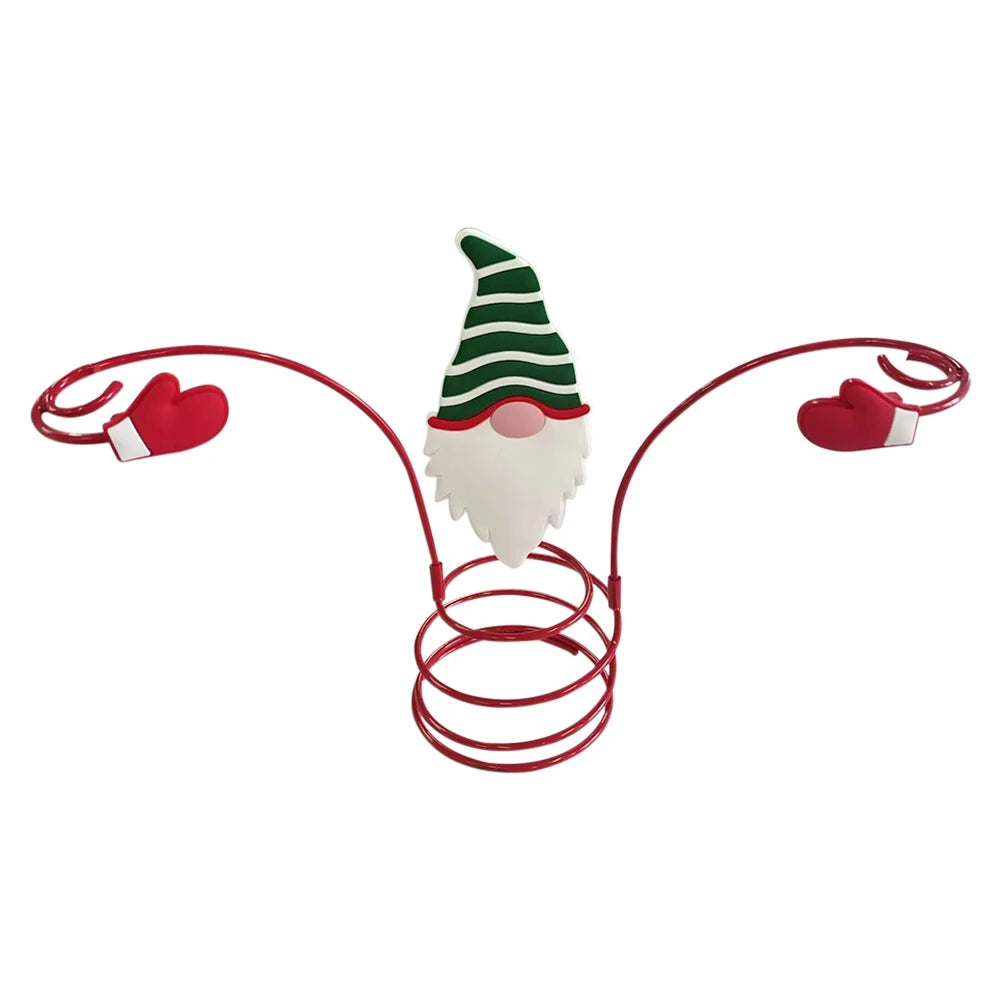 FestiveSip: Christmas Wine Bottle & Glass Holder Rack