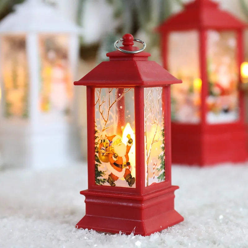 GlowSnow: Christmas Wind Candle Lamp