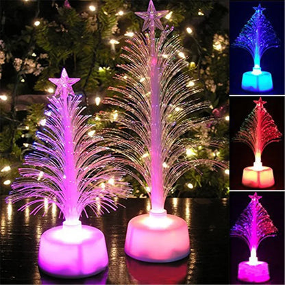 TwinkleTree: Colourful Fibre Optic LED Mini Christmas Tree