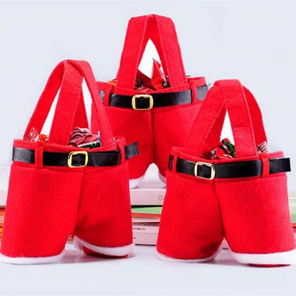 JollyPants: Santa Claus Gift & Bottle Holder Bag