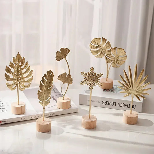 Decoration Creative - Nordic Leaf Elegance