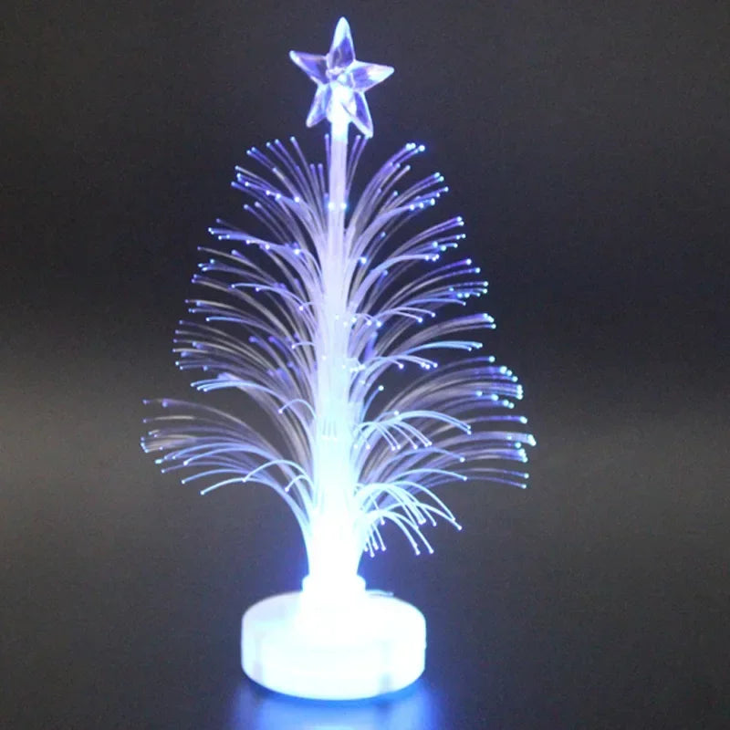 TwinkleTree: Colourful Fibre Optic LED Mini Christmas Tree