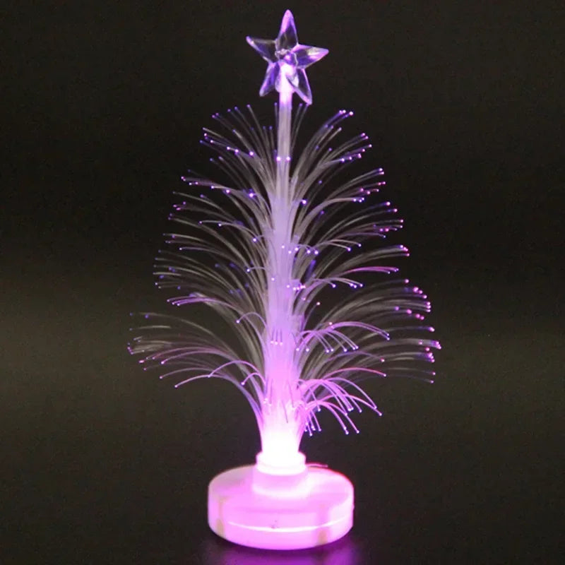 TwinkleTree: Colourful Fibre Optic LED Mini Christmas Tree