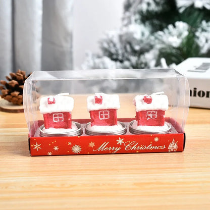 HollyGlow Trio: 3-Piece Christmas Candle Gift Set