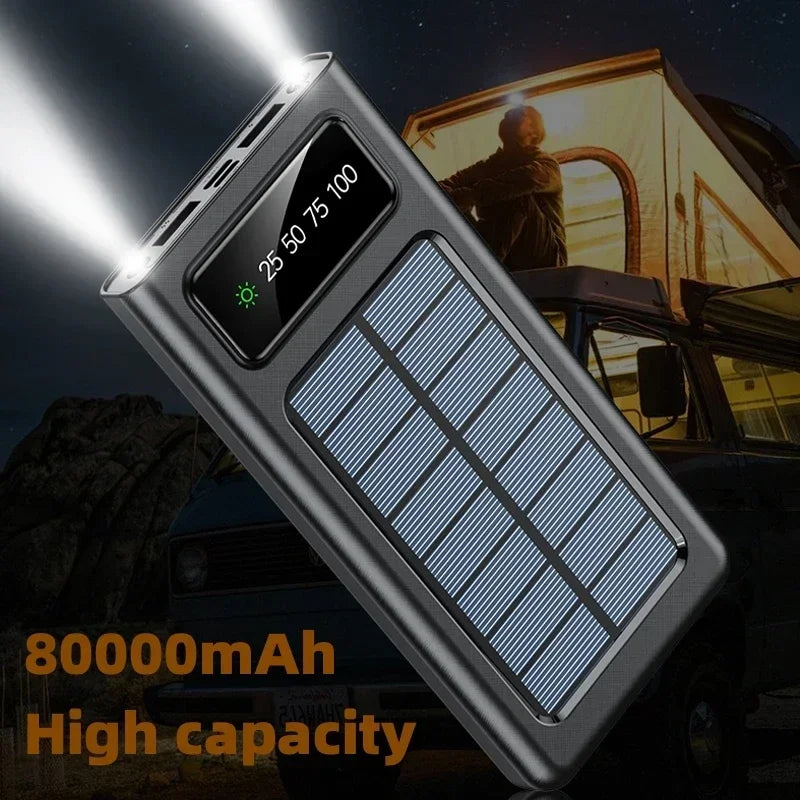 SunVolt Max: banco de energia solar de 200.000mAh 