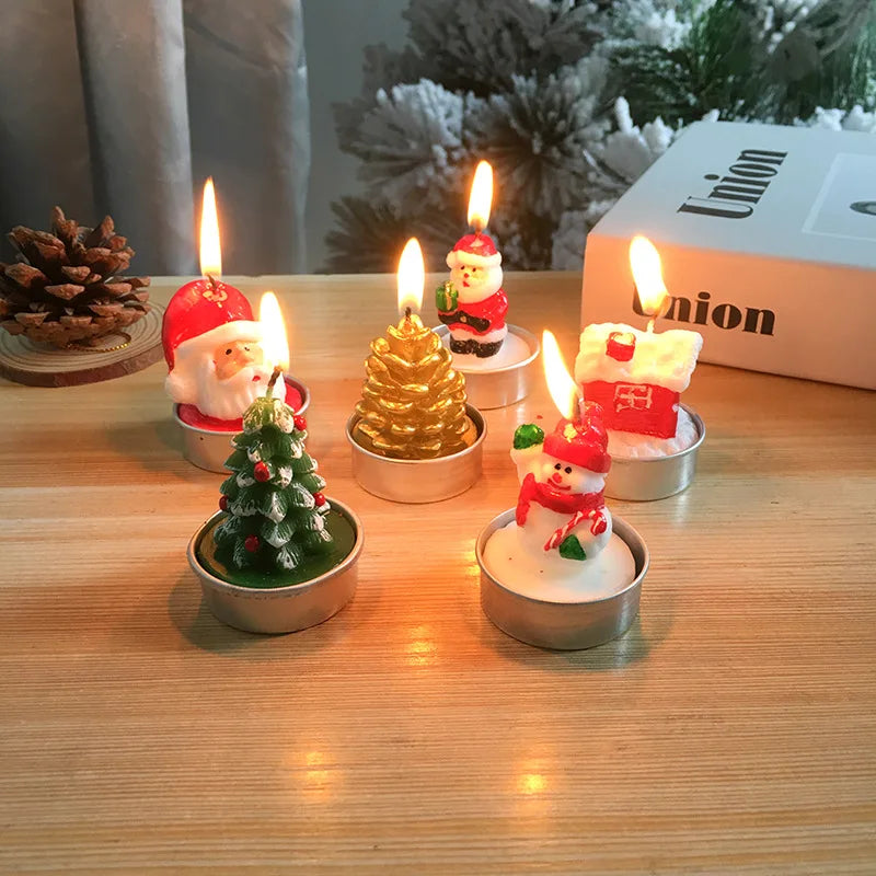 HollyGlow Trio: 3-Piece Christmas Candle Gift Set