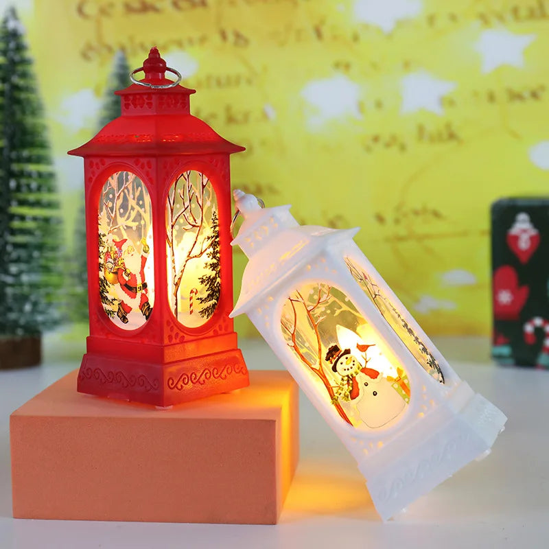 GlowSnow: Christmas Wind Candle Lamp