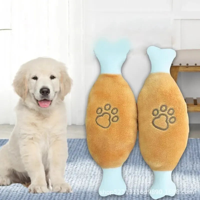 Furry PlayMate Bone Toy for Dogs and Cats