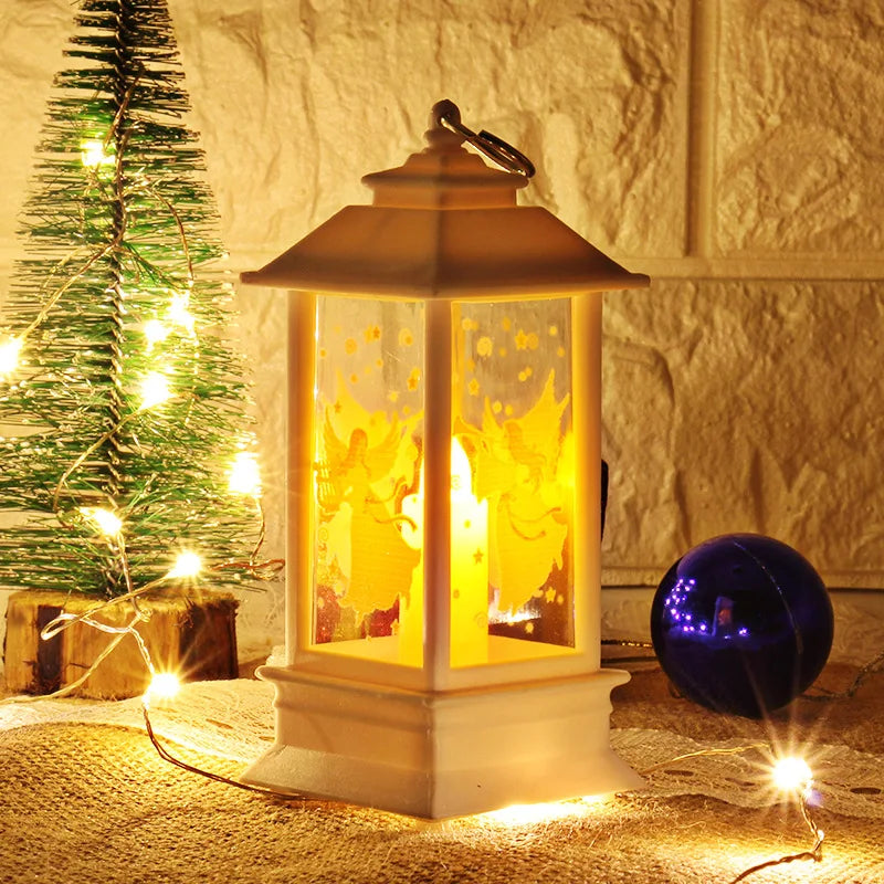 GlowSnow: Christmas Wind Candle Lamp