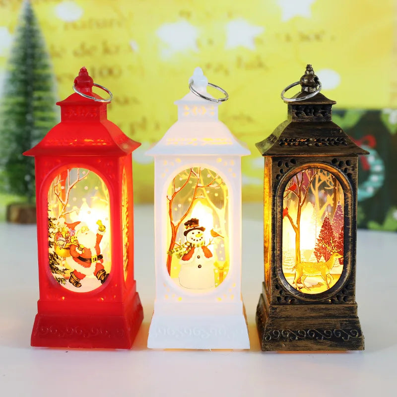 GlowSnow: Christmas Wind Candle Lamp