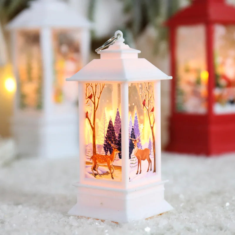 GlowSnow: Christmas Wind Candle Lamp