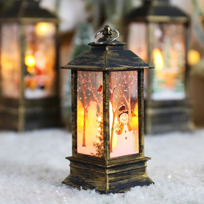 GlowSnow: Christmas Wind Candle Lamp