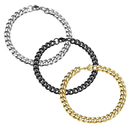 SteelLink Cuban Chain Bracelet – Unisex Jewellery