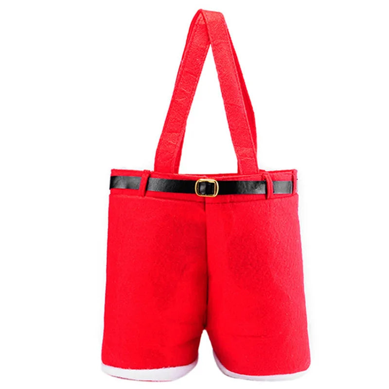 JollyPants: Santa Claus Gift & Bottle Holder Bag