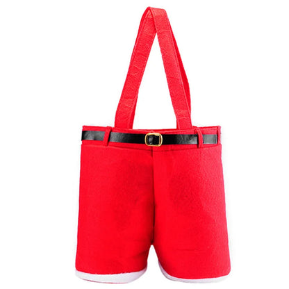 JollyPants: Santa Claus Gift & Bottle Holder Bag