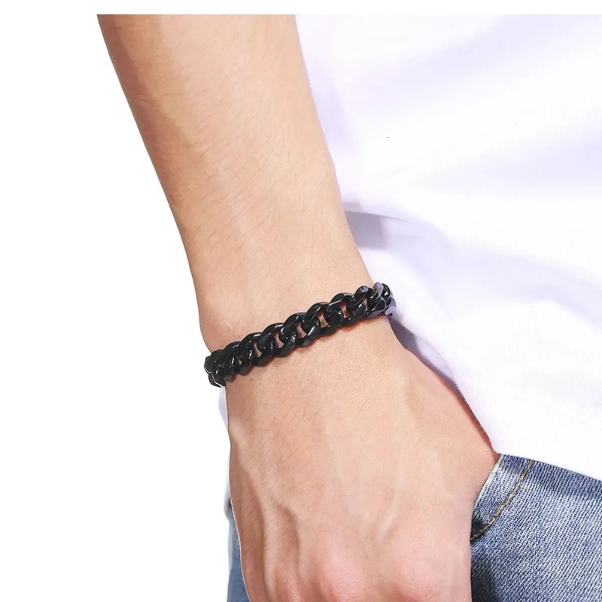 SteelLink Cuban Chain Bracelet – Unisex Jewellery