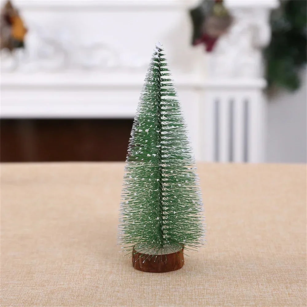 Mini Snow-Covered Christmas Tree Ornament