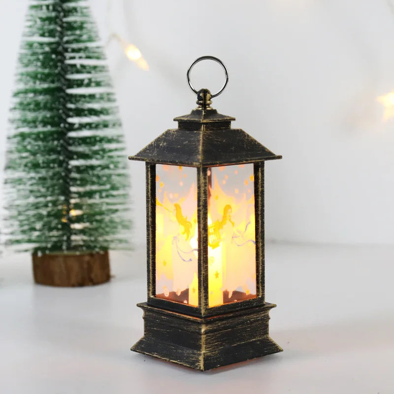 GlowSnow: Christmas Wind Candle Lamp