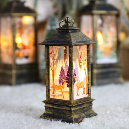 GlowSnow: Christmas Wind Candle Lamp