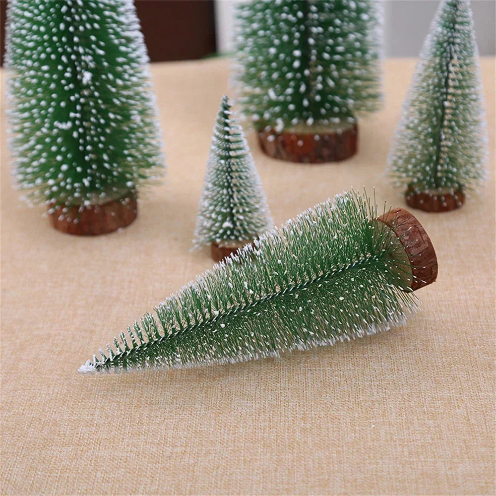 Mini Snow-Covered Christmas Tree Ornament