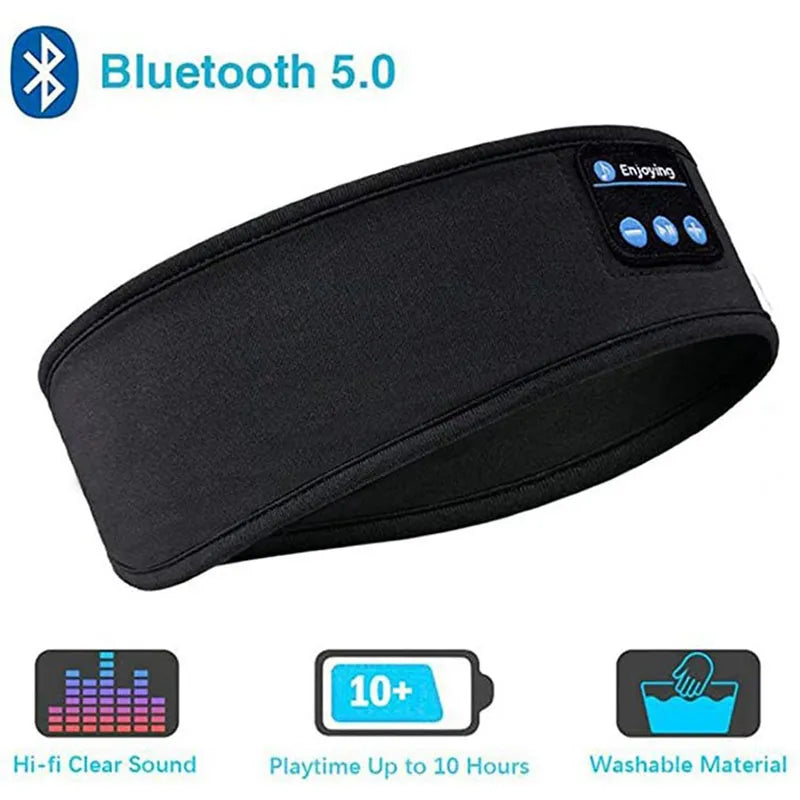 Máscara de olho para dormir com fones de ouvido sem fio Bluetooth