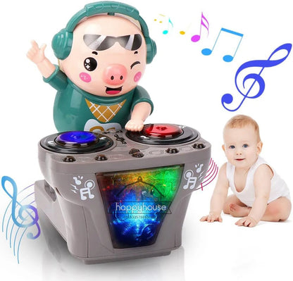 LED DJ Pig Toy – Dancing Music & Lights