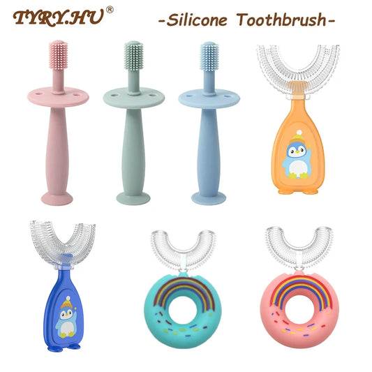 TinyTots Silicone Smiles Training Toothbrush