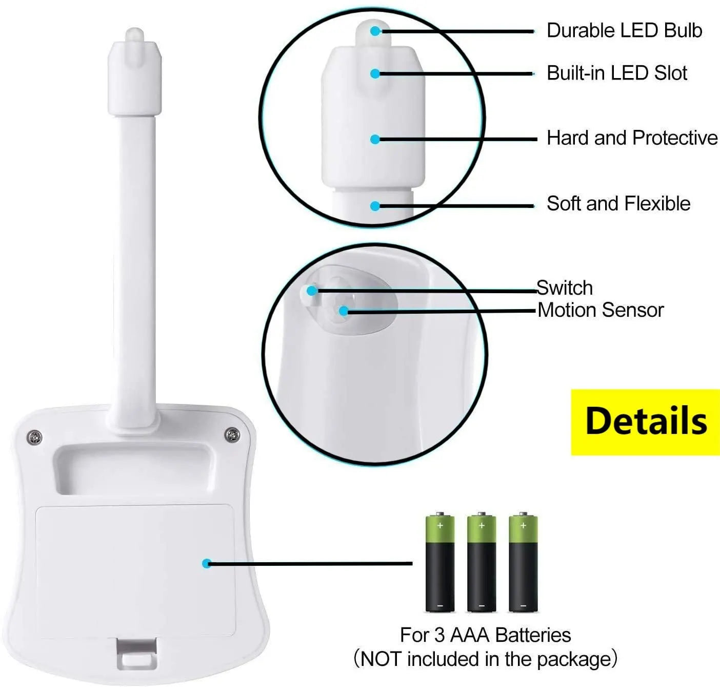 WC Whimsy Infrared Sensor Toilet Light