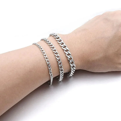 SteelLink Cuban Chain Bracelet – Unisex Jewellery